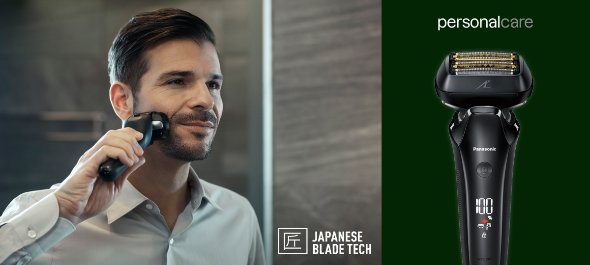 Holiace strojčeky Panasonic so 6 čepieľkami a japonskou technológiou