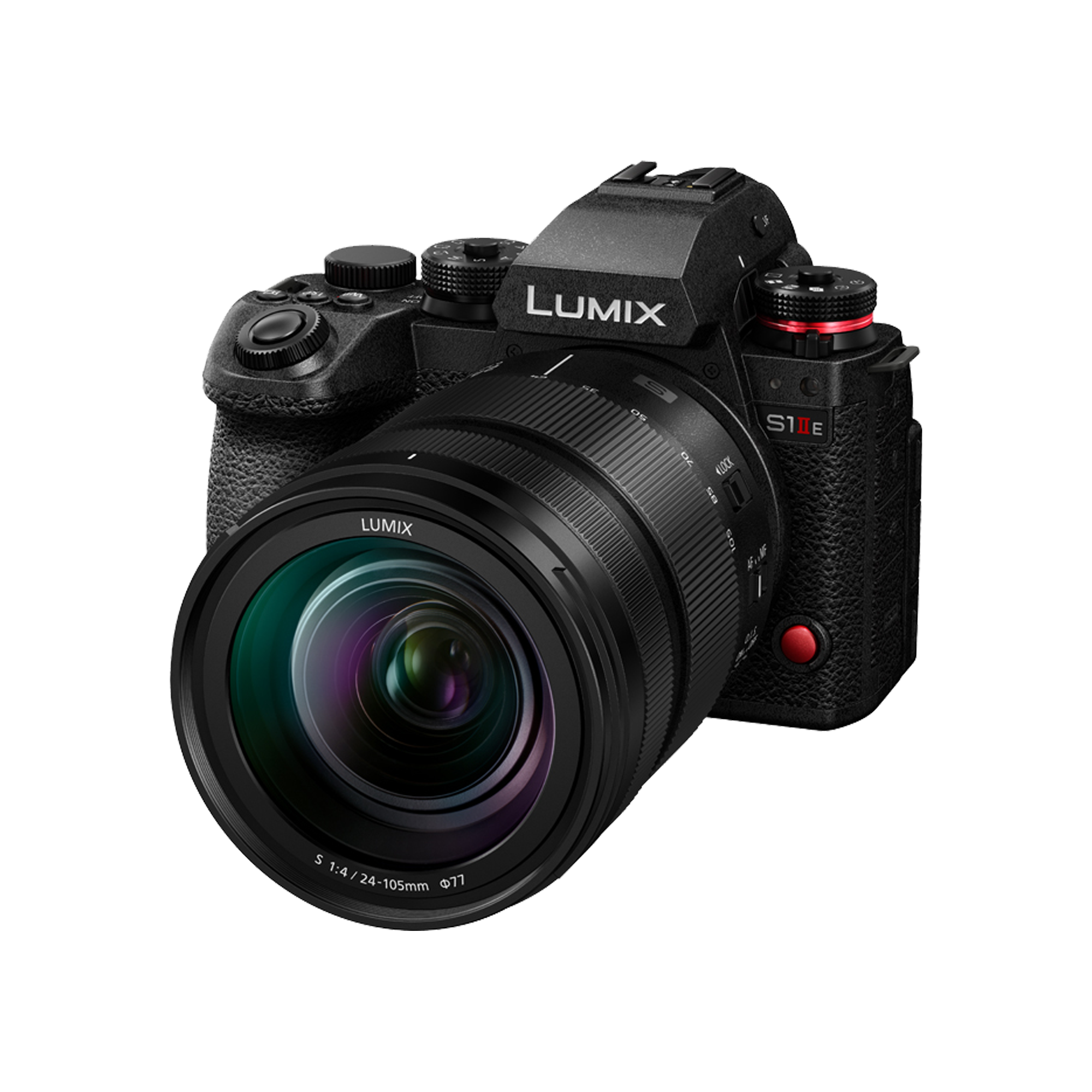Foto af LUMIX S1IIE Full Frame-kamera med objektivet S-R24105