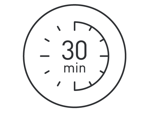 Juhtmevaba kasutusaeg 30 min