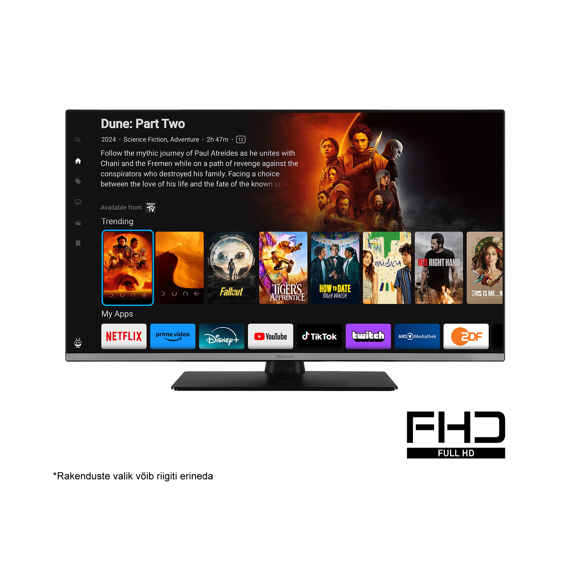 Foto Panasonicu tootesarja S45 TiVo toega täis-HD nutiteler