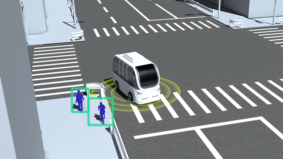 Pedestrian safety at intersection