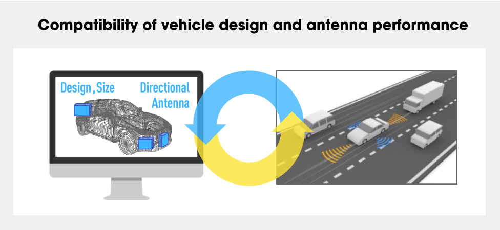 Compatibility of vehicle design and antenna performance