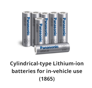 Cylindrical-type Lithium-ion batteries for in-vehicle use  (1865) 