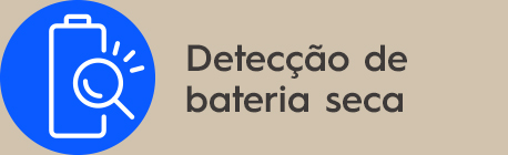 Detecção de  bateria seca
