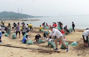  Beach cleanup activities