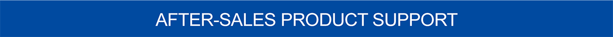 After-sales product support