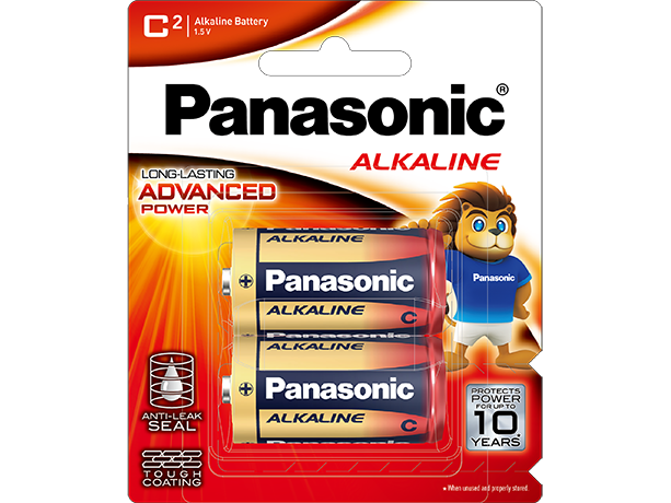 Photo of Alkaline Batteries LR14T 2pcs (C size)