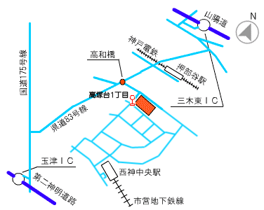 神戸拠点アクセスマップ