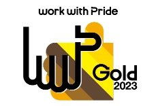 work with Prideのロゴマーク。