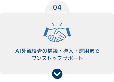 （4）AI外観検査の構築・導入・運用までワンストップサポート