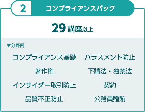 コンプライアンスパック