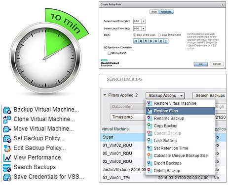 VMware vCenter Server画面イメージ図