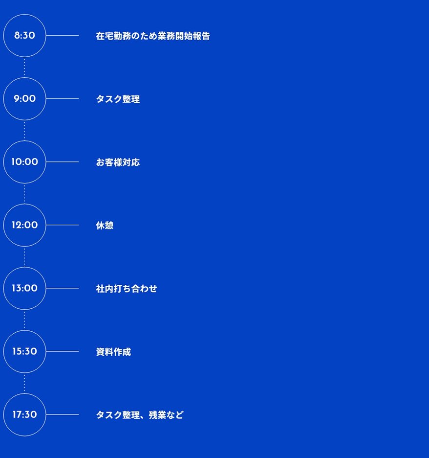 AS 1日のスケジュール