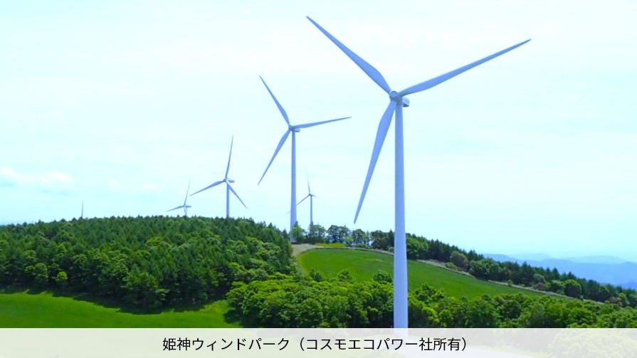 姫神ウィンドパーク（コスモエコパワー社所有）
