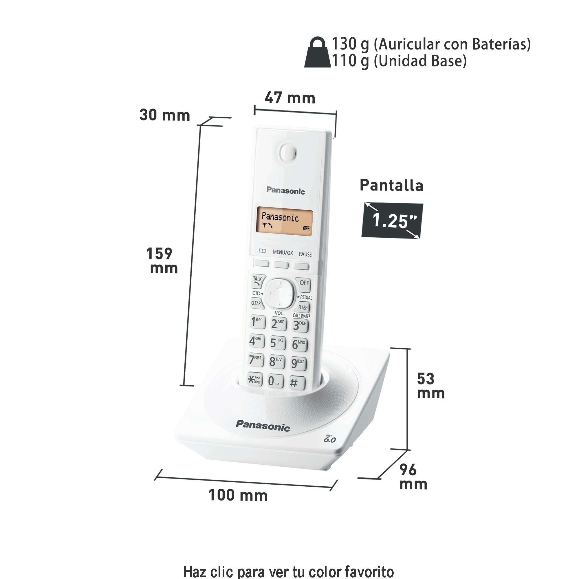 Foto de KX-TG1711MEB