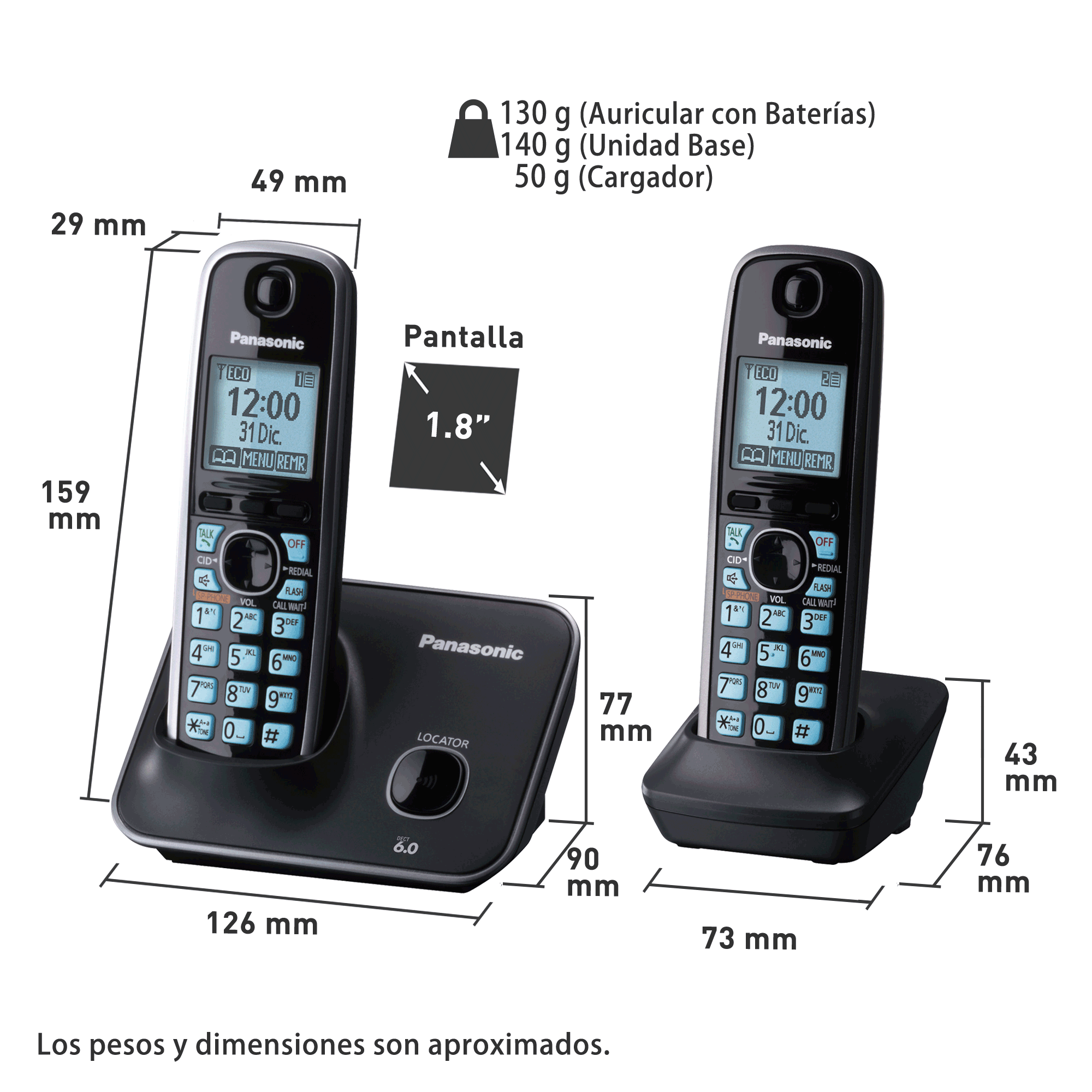 Foto de KX-TG4112MEB