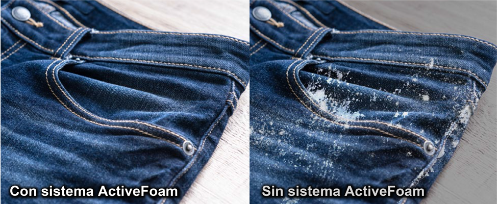 ¡Se acabaron los residuos de detergente!