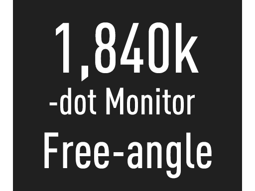 Monitor o rozdzielczości 1 840 tys. punktów i dowolnym kącie widzenia