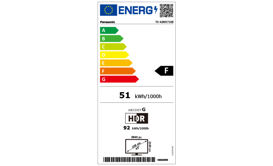 F class out of A to G
