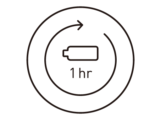Батерија се у потпуности напуни за сат времена