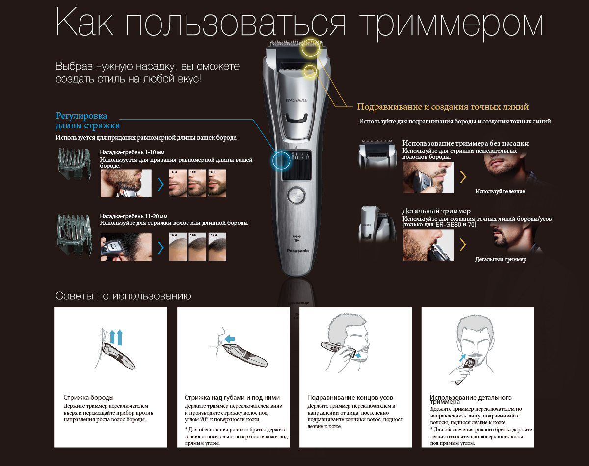 Как пользоваться триммером