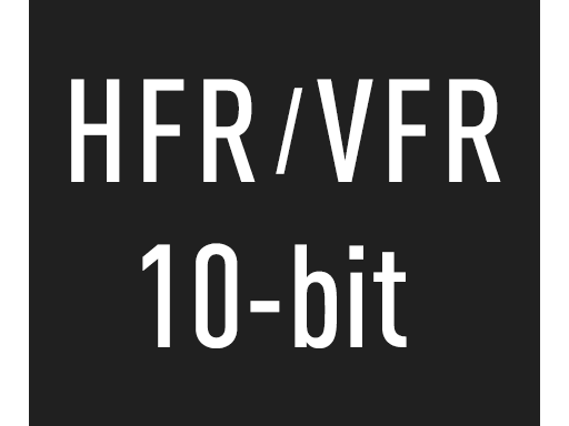 Video HFR/VFR 10-bitno