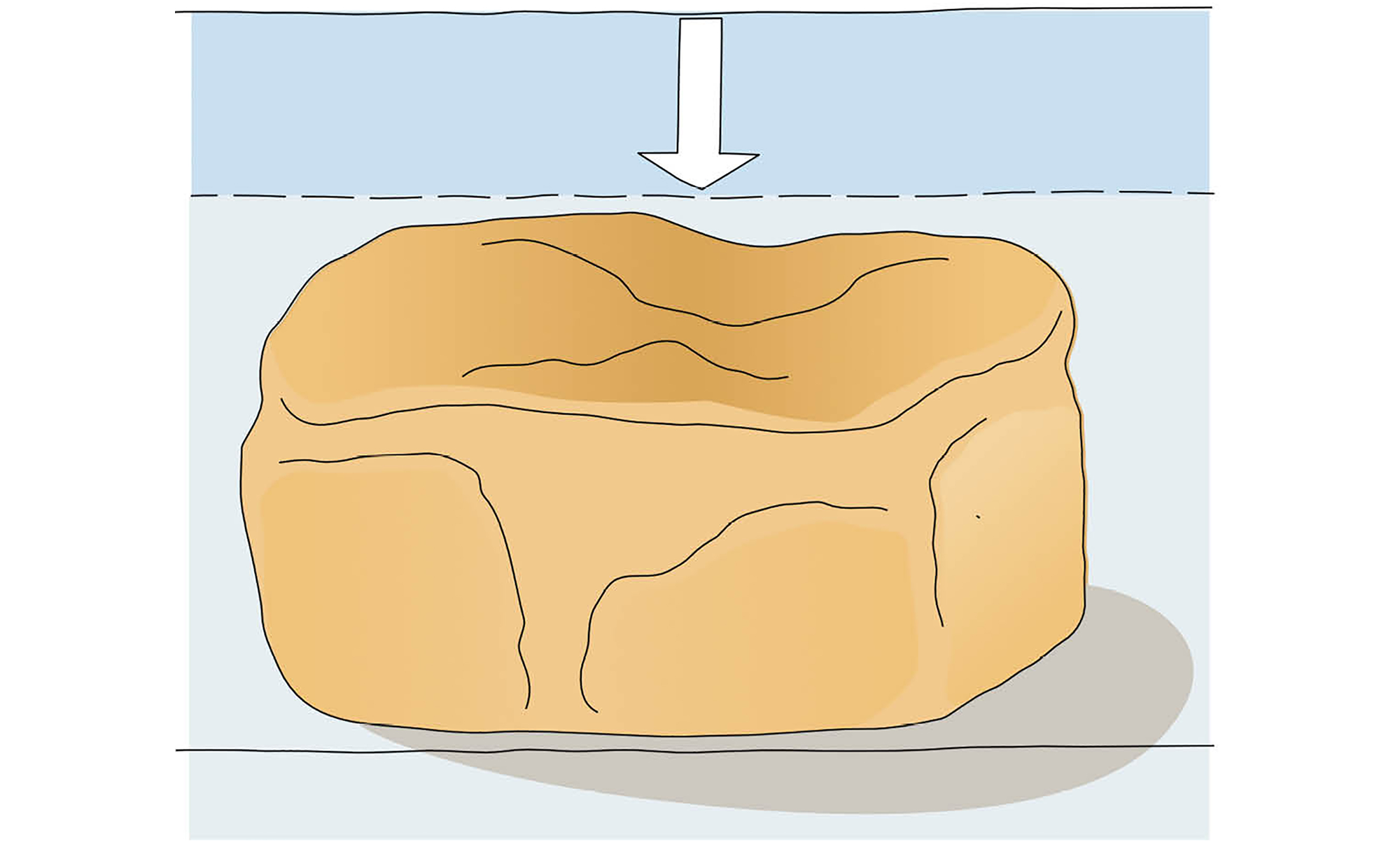 O pão não cresceu nada