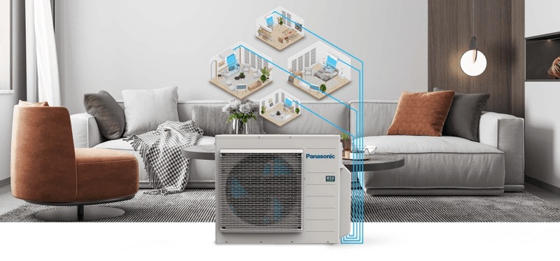 điều hòa multi kết nối một dàn nóng với nhiều dàn lạnh