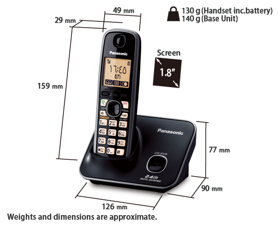 Cordless Telephone KX-TG3711