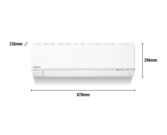 2.5kW ECONAVI Reverse Cycle Inverter Air Conditioner CS/CU-Z9RKR