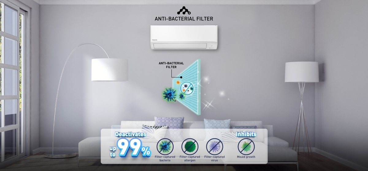 Filters Bacteria and Viruses for Clean, Healthy Air