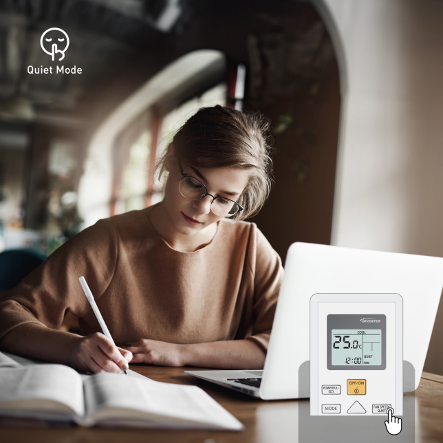 Calm and Peaceful Environment with Quiet Mode