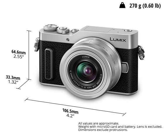 LUMIX Mirrorless MOS Sensor 16MP Camera Kit DC-GX880K