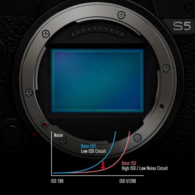 24.2MP CMOS Sensor with Dual Native ISO