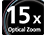 15x Optical Zoom