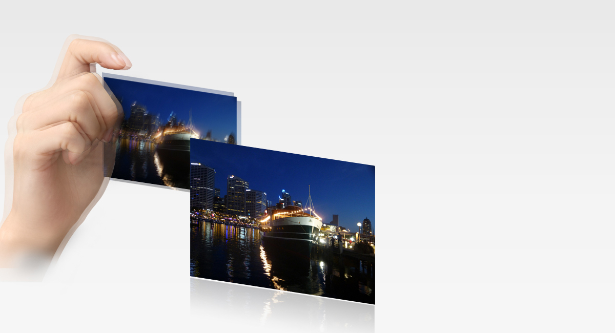 POWER O.I.S. (Optical Image Stabiliser)