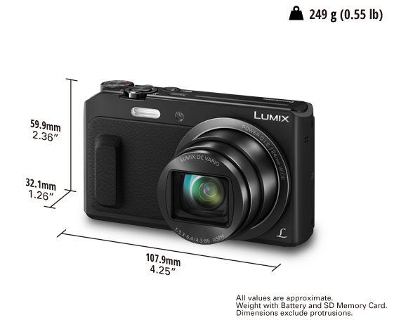 DMC-TZ57 Lumix Digital Cameras - Panasonic Australia
