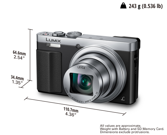 LUMIX Digital Camera DMC-TZ70