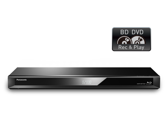 3D Blu-ray Disc™/ DVD Recorder with Twin HD Tuner DMR-BWT460GN