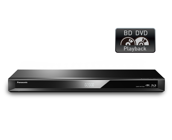 DVD Player and HDD Recorder with Twin HD Tuner DMR-PWT560GN