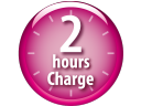 2 hours Charge