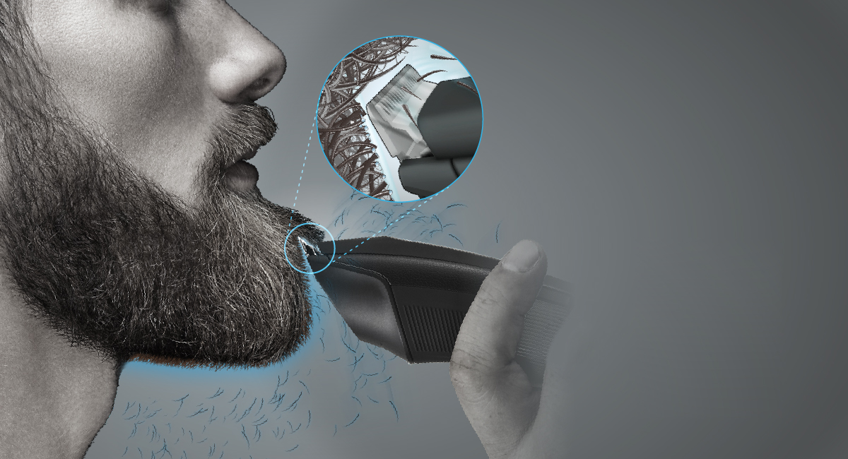 Wider tip blades for smoother finish