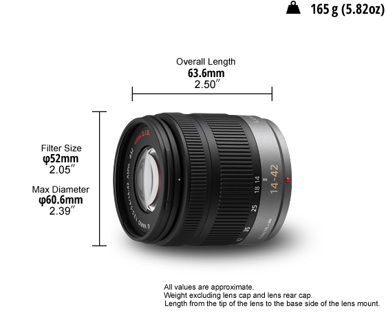 Lumix G Lens: H-FS014042E