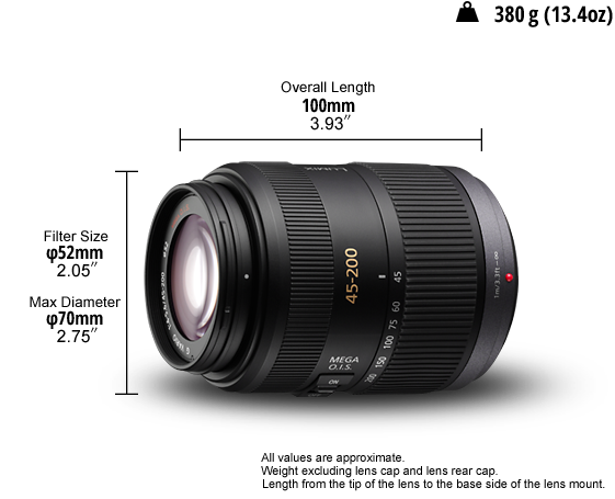 Panasonic Lumix G Lenses: H-FS045200E | Panasonic Australia