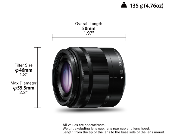 Lumix G Lens: H-FS35100E