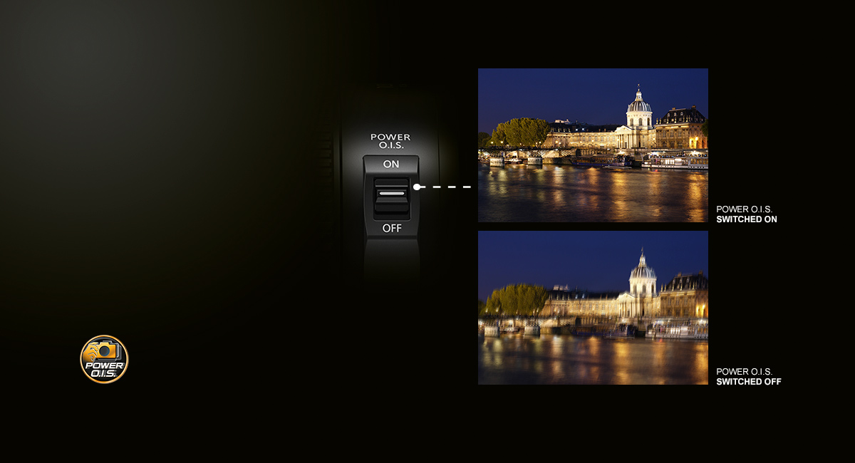POWER O.I.S. for Ultra-Sharp Photos