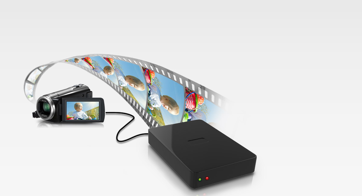 Plug and Copy
to External HDD