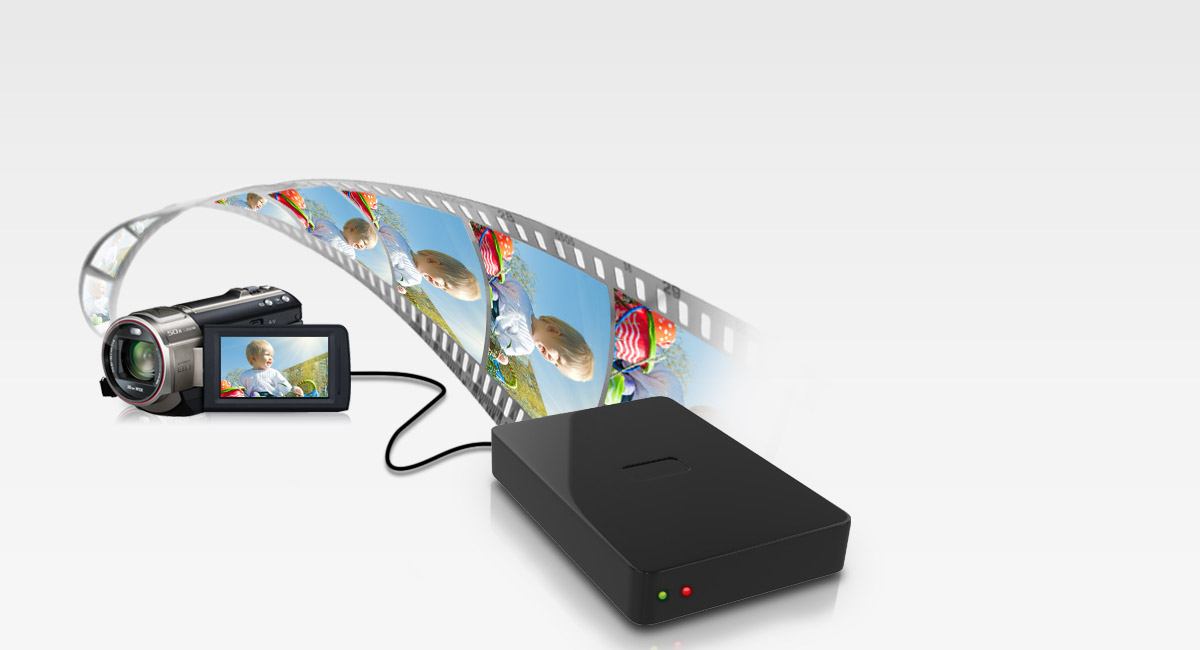 Plug and Copy
to External HDD