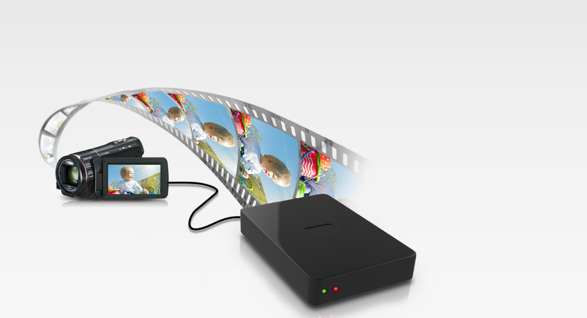 Plug and Copy
to External HDD