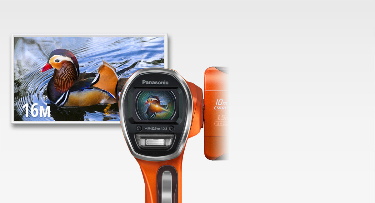 16-megapixel Still
Picture Recording 